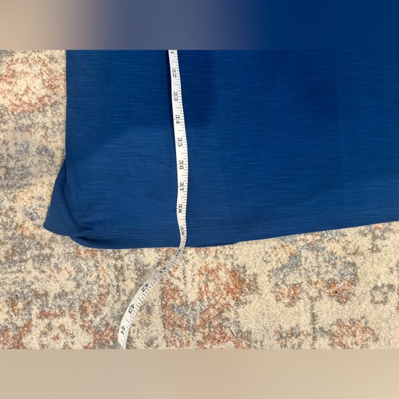 J Jill women's Size M short sleeve Teal Color Pull On Shirt Dress Button Detail - Picture 9 of 10